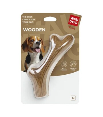 Іграшка для собак WAUDOG Fun Wooden Ріг, 19 см - фото 2