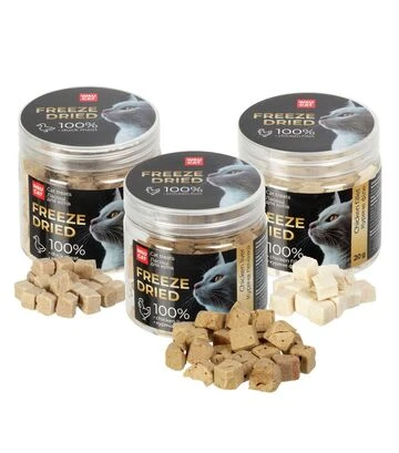 Ласощі для котів WAUCAT Treats Freeze Dried качине м’ясо, 20 г - фото 3