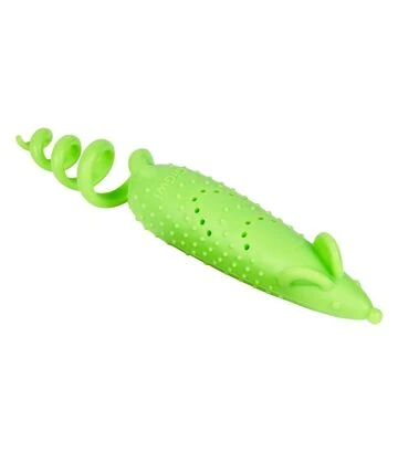 Игрушка для кошек GiGwi Refillable Catnip Мышка резиновая, 16,5 см - фото 2