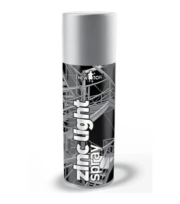 Емаль цинкова антикорозійна New Ton Zinc Light Spray, 400 мл - фото 2
