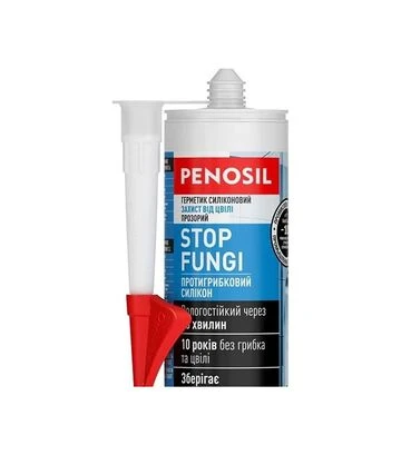 Герметик силіконовий Penosil Stop Fungi проти цвілі, Білий, 280 мл - фото 2