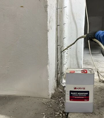 Инъекционная пена-гель KRYS INJECT Aquafoam для герметизации швов, Желто-коричневая, 10 кг - фото 2