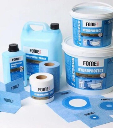 Лента для гидроизоляции Fome Flex Hydroprotect Flex Pro, Бело-голубая, 12 см, 10 м - фото 2