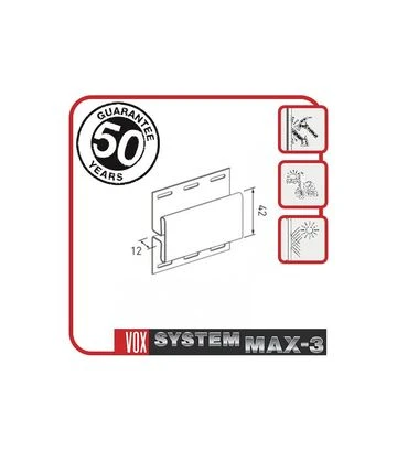 Планка VOX System MAX 3 «З'єднувальна», Дуб - фото 2