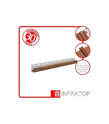J-планка VOX Infratop, Золотий дуб, 3,5 м, 10 шт - фото 2