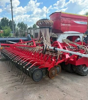 Посевной комплекс PÖTTINGER TERRASEM C6 Fertilizer, с внесением MICRO DELTA, 2014 г., 2243 м/час, б/у - фото 2