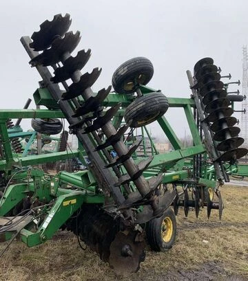 Борона дисковая John Deere 637, 9 м, б/у - фото 2