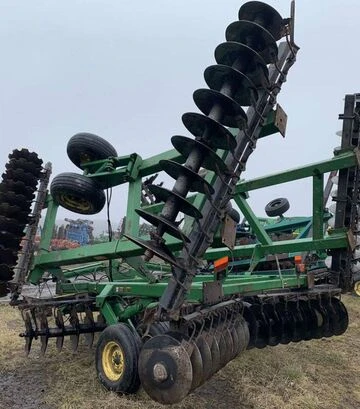 Борона дисковая John Deere 637, 9 м, б/у - фото 3