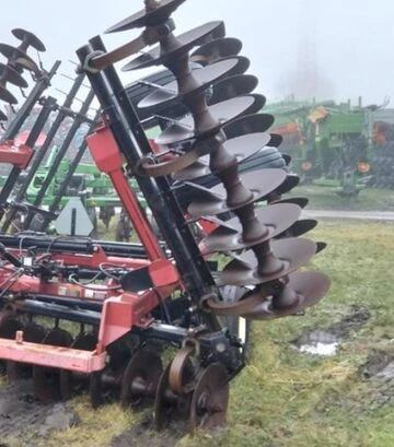 Борона дисковая CASE IH 370, 7,7м, б/у - фото 3