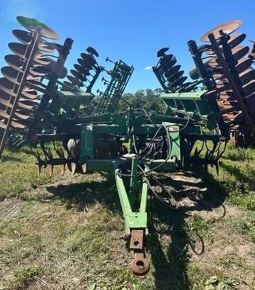 Борона дискова John Deere 630, 6,6 м, диски ∅61 см, б/в - фото 2