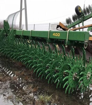Борона ротаційна John Deere 400, 4,5 м, диск ∅520мм, б/в - фото 2