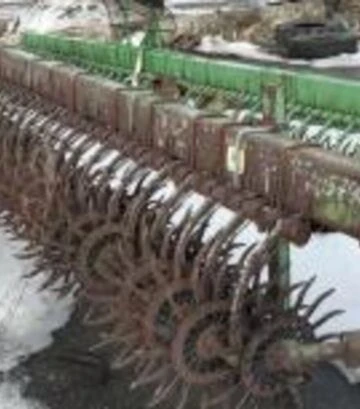 Борона ротаційна навісна John Deere 400, 9 м, диск 52 см, б/в - фото 2