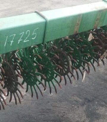 Борона ротаційна John Deere 400, 9,8 м, з транспортним візком, б/в - фото 2