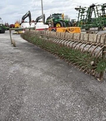 Борона ротаційна John Deere 400, 9,1 м, з опорними колесами, б/в - фото 2