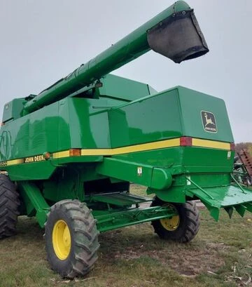 Зернозбиральний комбайн John Deere 9500, 2000 р.в. + жниварка зернова John Deere 922R, б/в - фото 2