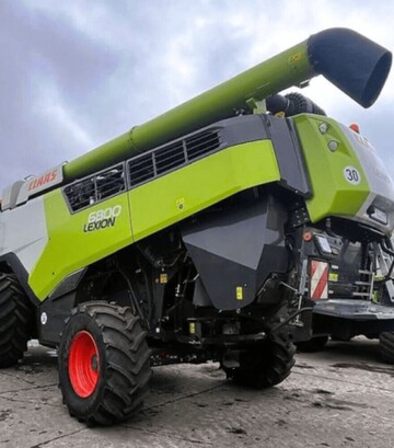 Зерноуборочный комбайн Claas Lexion 6800, 2021 г.в, 700 м/ч, б/у - фото 2