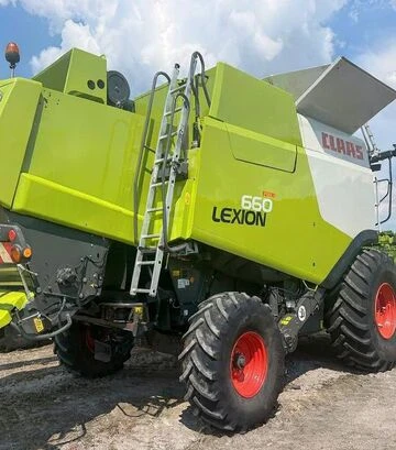 Зерноуборочный комбайн Claas Lexion 660, 2015 г.в, 1482 м/ч, б/у - фото 2