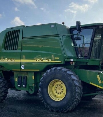 Зерноуборочный комбайн John Deere 9660i WTS, 2005 г.в, 3446 м/ч, б/у - фото 3