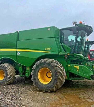 Зерноуборочный комбайн John Deere S680, 2012 г.в, 2250 м/ч, б/у - фото 3
