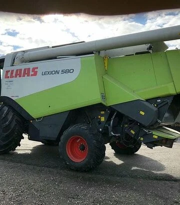 Зерноуборочный комбайн Claas Lexion 580, 2008 г.в, 2050 м/ч, б/у - фото 2