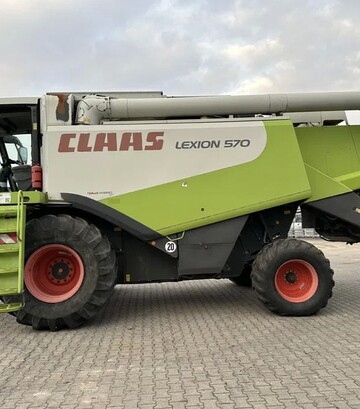 Зернозбиральний комбайн Claas Lexion 570, 2009 р.в, 5481 м/год, б/в - фото 3