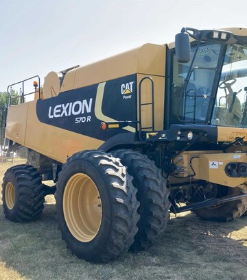 Зерноуборочный комбайн Claas Lexion 570 R, 2008 г.в, 2850 м/ч, б/у - фото 3