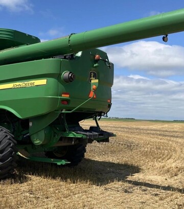 Зерноуборочный комбайн John Deere S670, 2012 г.в, 4200 м/ч, б/у - фото 2