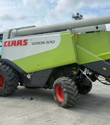 Зерноуборочный комбайн Claas Lexion 570, 2007 г.в, 2880 м/ч, б/у - фото 3
