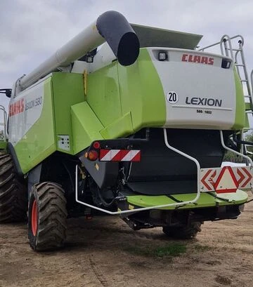 Зерноуборочный комбайн Claas Lexion 580, 2008 г.в, 4300 м/ч, б/у - фото 2