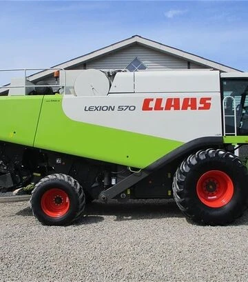 Зерноуборочный комбайн Claas Lexion 570, 2007 г.в, 2066 м/ч, б/у - фото 2