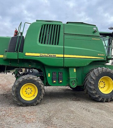 Зерноуборочный комбайн John Deere W660, 2008 г.в, 3400 м/ч, б/у - фото 2