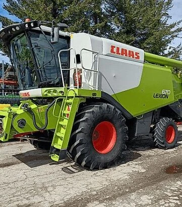Зернозбиральний комбайн Claas Lexion 670, 2014 р.в, 3397 м/год, б/в - фото 2