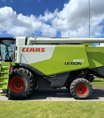 Зерноуборочный комбайн Claas Lexion 660, 2012 г.в, 2654 м/ч, б/у - фото 2