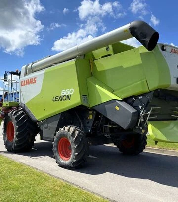Зерноуборочный комбайн Claas Lexion 660, 2012 г.в, 2654 м/ч, б/у - фото 3