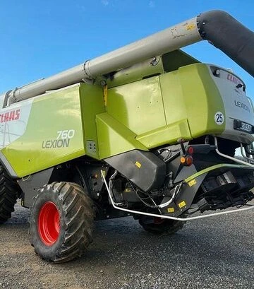 Зерноуборочный комбайн Claas Lexion 760, 2011 г.в, 3522 м/ч, б/у - фото 2