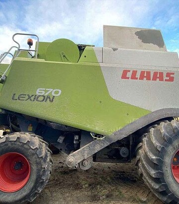 Зернозбиральний комбайн Claas Lexion 670, 2012 р.в, 3550 м/год, б/в - фото 3
