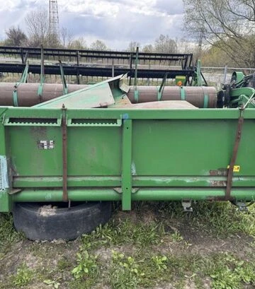 Жатка зерновая John Deere 625R, 2007 г.в. + оборудование для сбора подсолнечника, б/у - фото 2