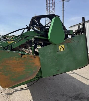 Жатка зерновая John Deere 630RX, транспортная тележка, рапсовый стол, б/у - фото 3
