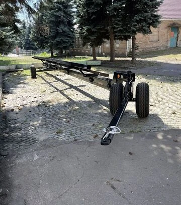Тележка для жаток Profi Stan ЛАН-13,5, 9-12 м, 180х180х8+швеллер, 4 колеса 10.00/75-R15.3 - фото 2