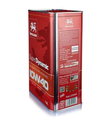 Моторна олива WOLVER SUPER DYNAMIC 10W-40, 4 л - фото 2