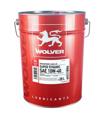 Моторна олива WOLVER SUPER DYNAMIC 10W-40, 20 л - фото 2