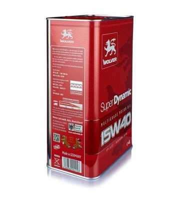 Моторна олива WOLVER SUPER DYNAMIC 15W-40, 4 л - фото 3