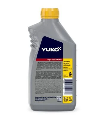 Моторное масло VUKO VEGA SYNT 5W-40 API SL/CF, 1 л - фото 2