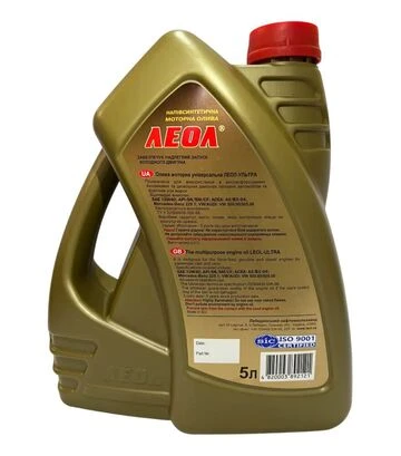 Моторна олива LEOL Ultra 10W-40, API SN/SM/CF, 5 л - фото 2