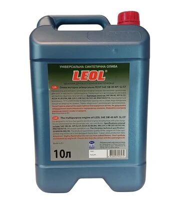 Моторное масло LEOL Лидер 5W-40, API SL/CF, 10 л - фото 3