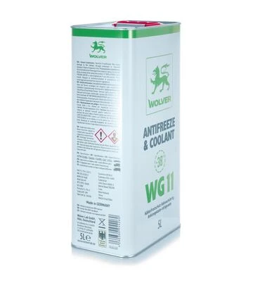 Антифриз WOLVER ANTIFREEZE & COOLANT (WG11) зелений, 5 л - фото 3