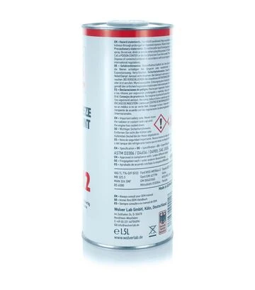 Антифриз WOLVER ANTIFREEZE & COOLANT (WG12), 1,5 л - фото 2