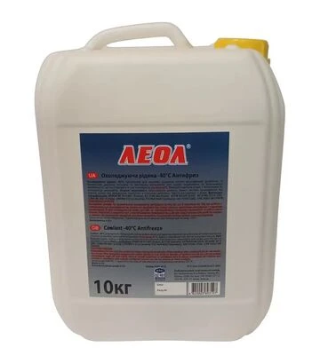 Антифриз LEOL G11 -40°C, жовтий, 10 л (10 кг) - фото 3