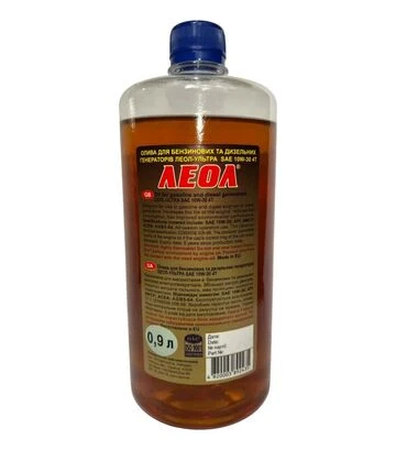 Масло для генераторов LEOL 4Т, 10W-30, 1 л (0,9 л) - фото 2