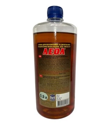 Олива для генераторів LEOL 4Т, 10W-40, 1 л (0,9 л) - фото 2